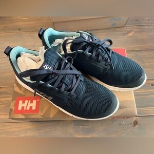 Helly Hansen Feathering Black and Teal Athletic Shoes